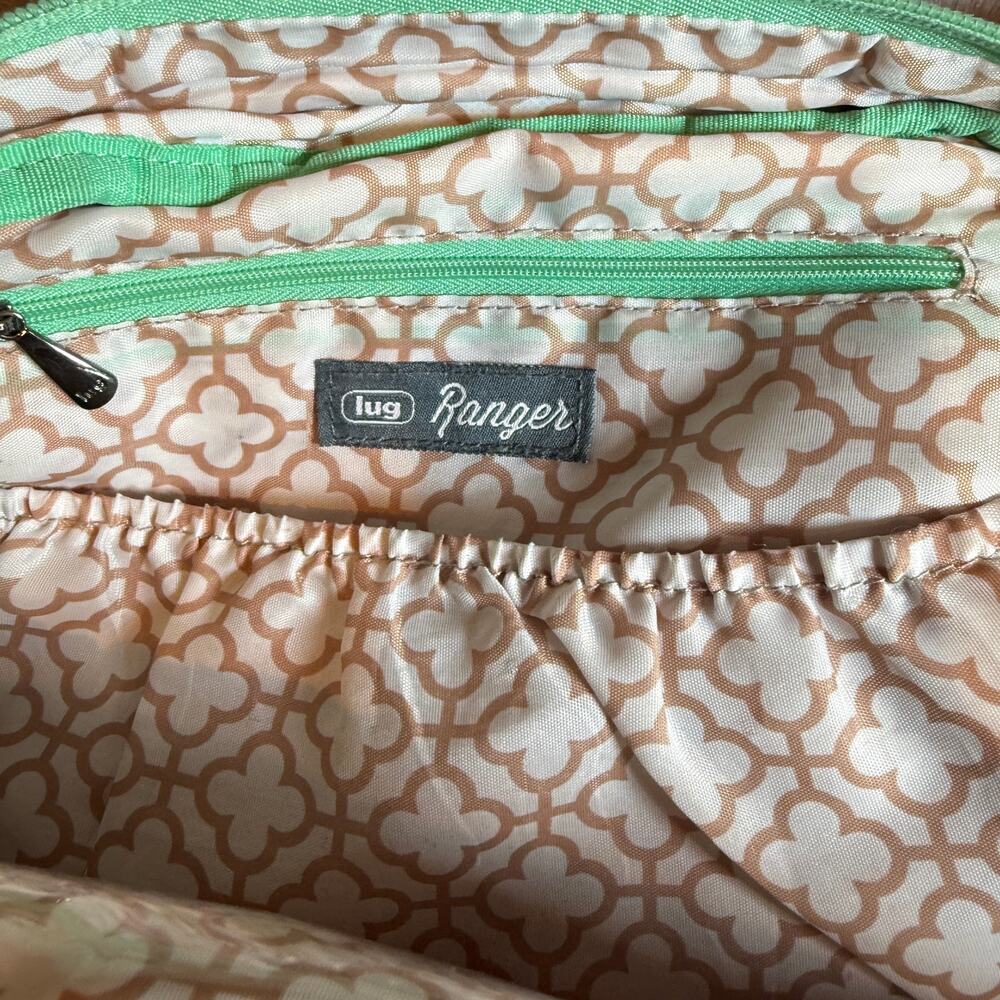 Lug Ranger Green Flamingo Backpack Organizer Travel Carry On Bag - Picture 3 of 8